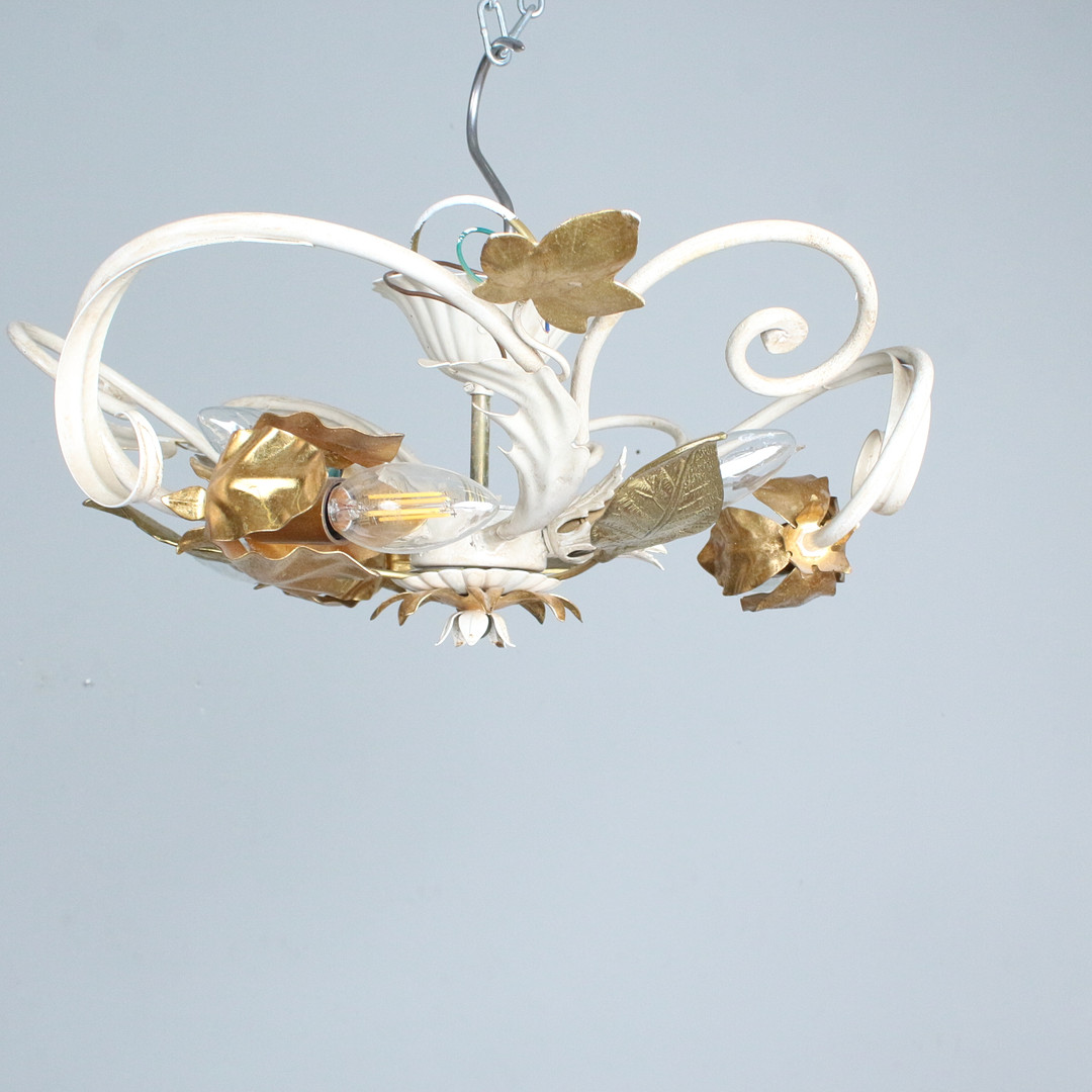 Italienische Florentiner Deckenlampe der 1960er.