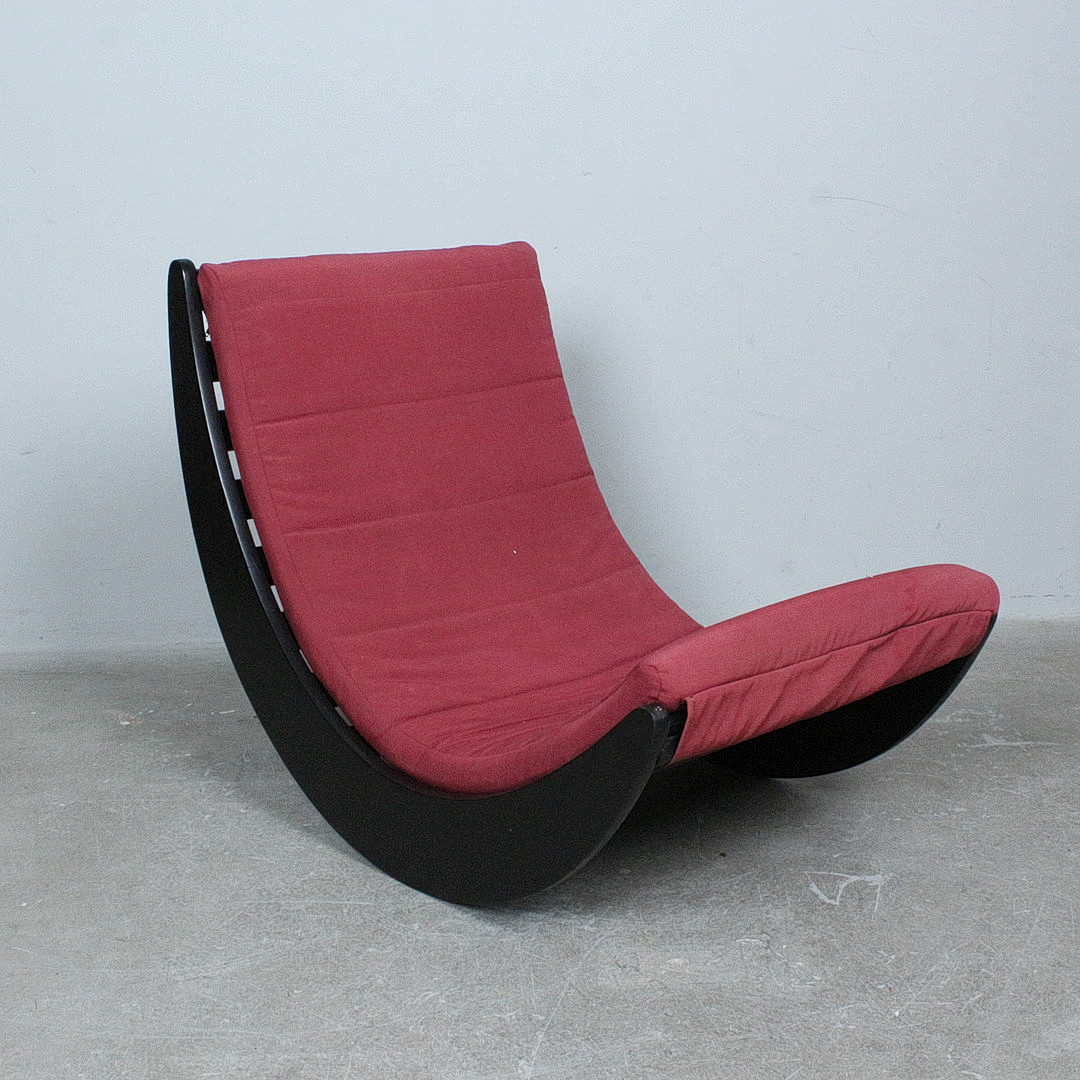 VERNER PANTON. für Rosenthal,Schaukelsessel / Rocking Chair " Relaxer ", 1970er Jahre, Deutschland.