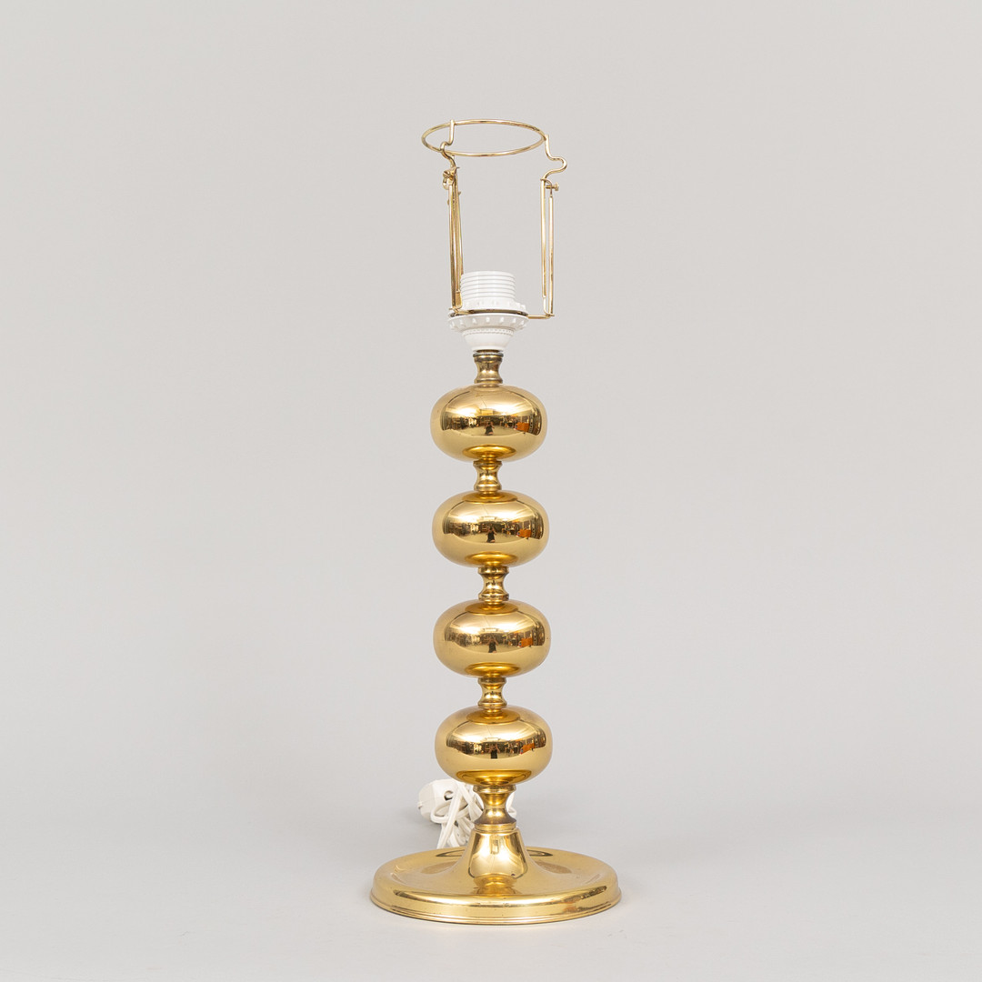 BORDSLAMPA, metall, 1900-talets andra hälft.