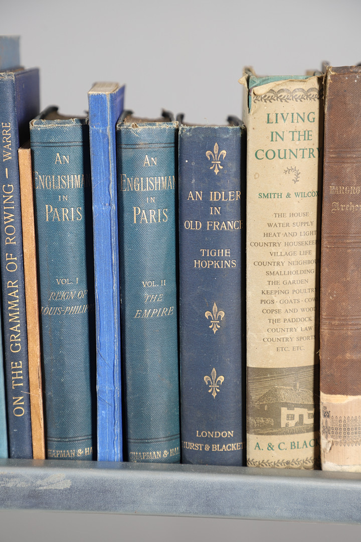 A COLLECTION OF NINETEENTH CENTURY AND LATER CLOTH BOUND VOLUMES.