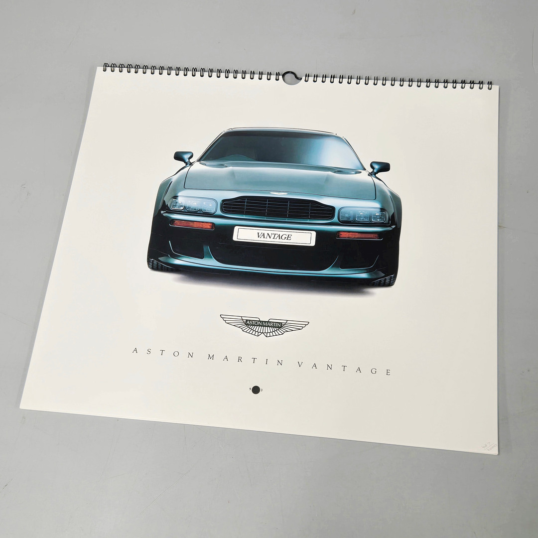 ASTON MARTIN CALENDAR.