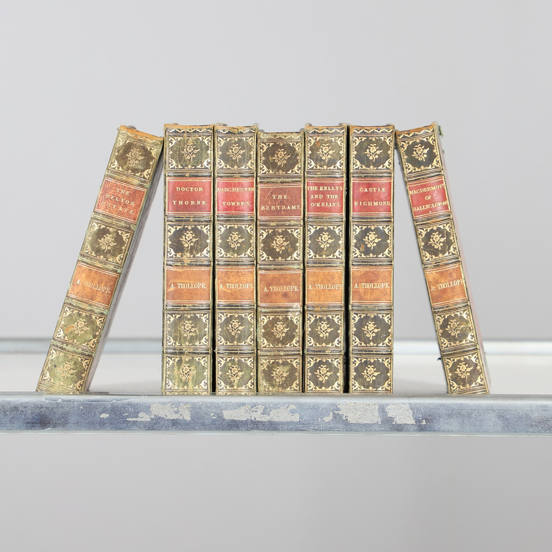 ANTHONY TROLLOPE. The Works of Anthony Trollope, 7 Volumes, 1859-67.