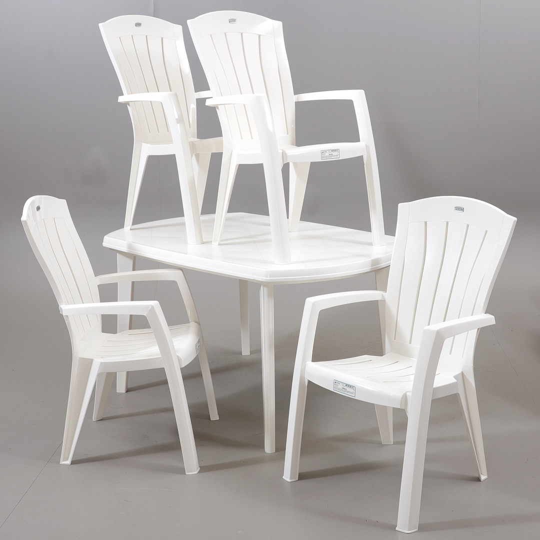 TRÄDGÅRDSMÖBEL, 5 delar, Jardin, Holland, 2000-tal.
