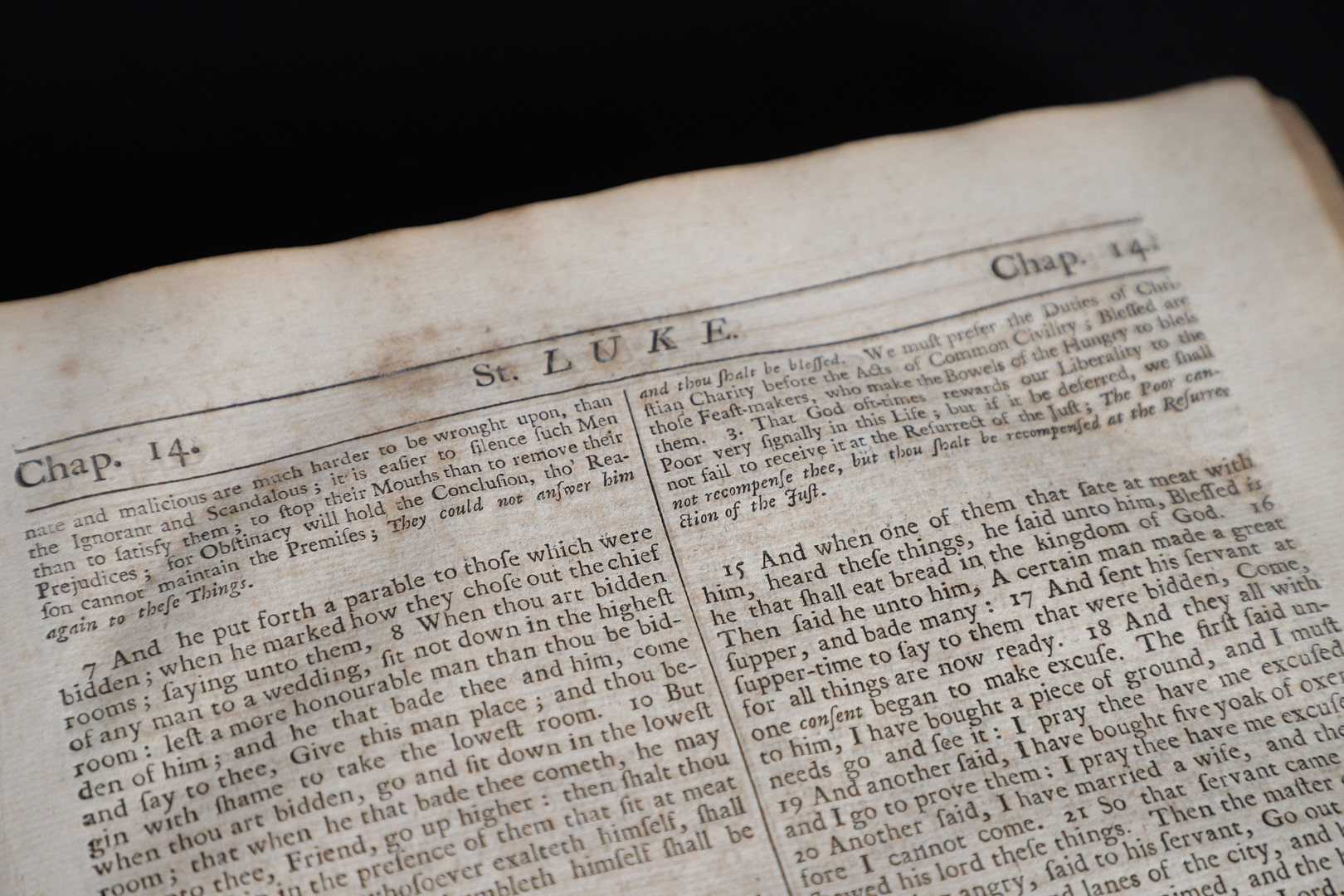 AN EIGHTEENTH CENTURY BIBLE.