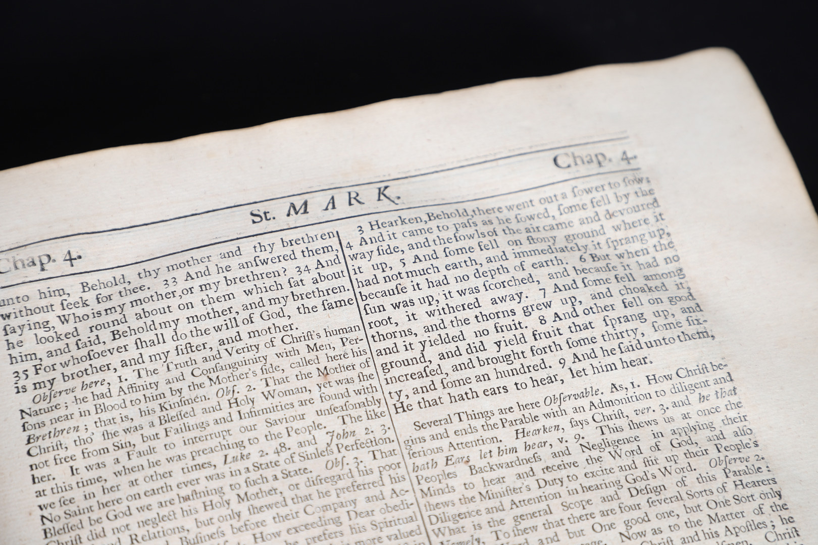 AN EIGHTEENTH CENTURY BIBLE.