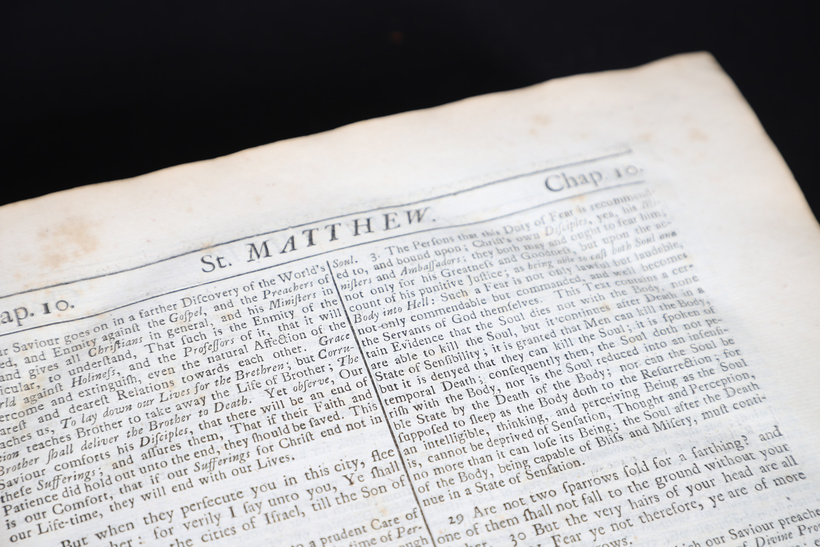 AN EIGHTEENTH CENTURY BIBLE.