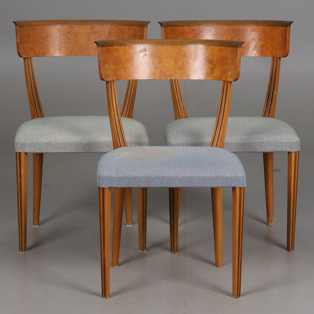 Stolar, 3 delar, Swedish Grace, 1920/30-tal.