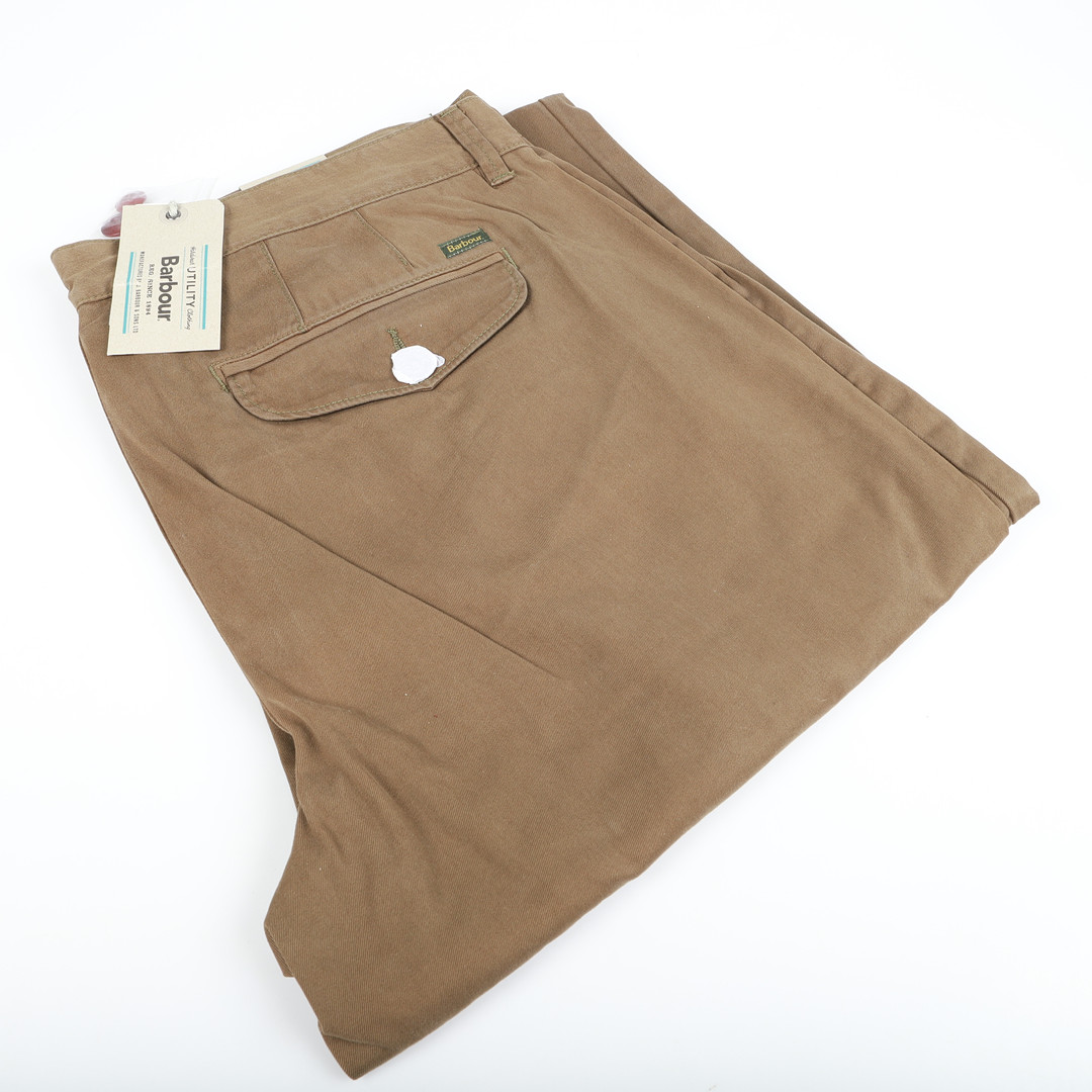 HERRBYXOR, "Neuston Twill, Willow Green", Barbour, England.