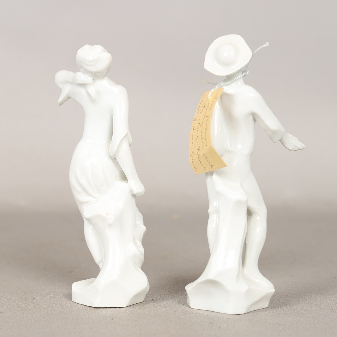 TWO ROYAL WORCESTER FIGURINES FROM THE GLYNBOURNE SERIES MODELLED BY NEAL FRENCH (2).