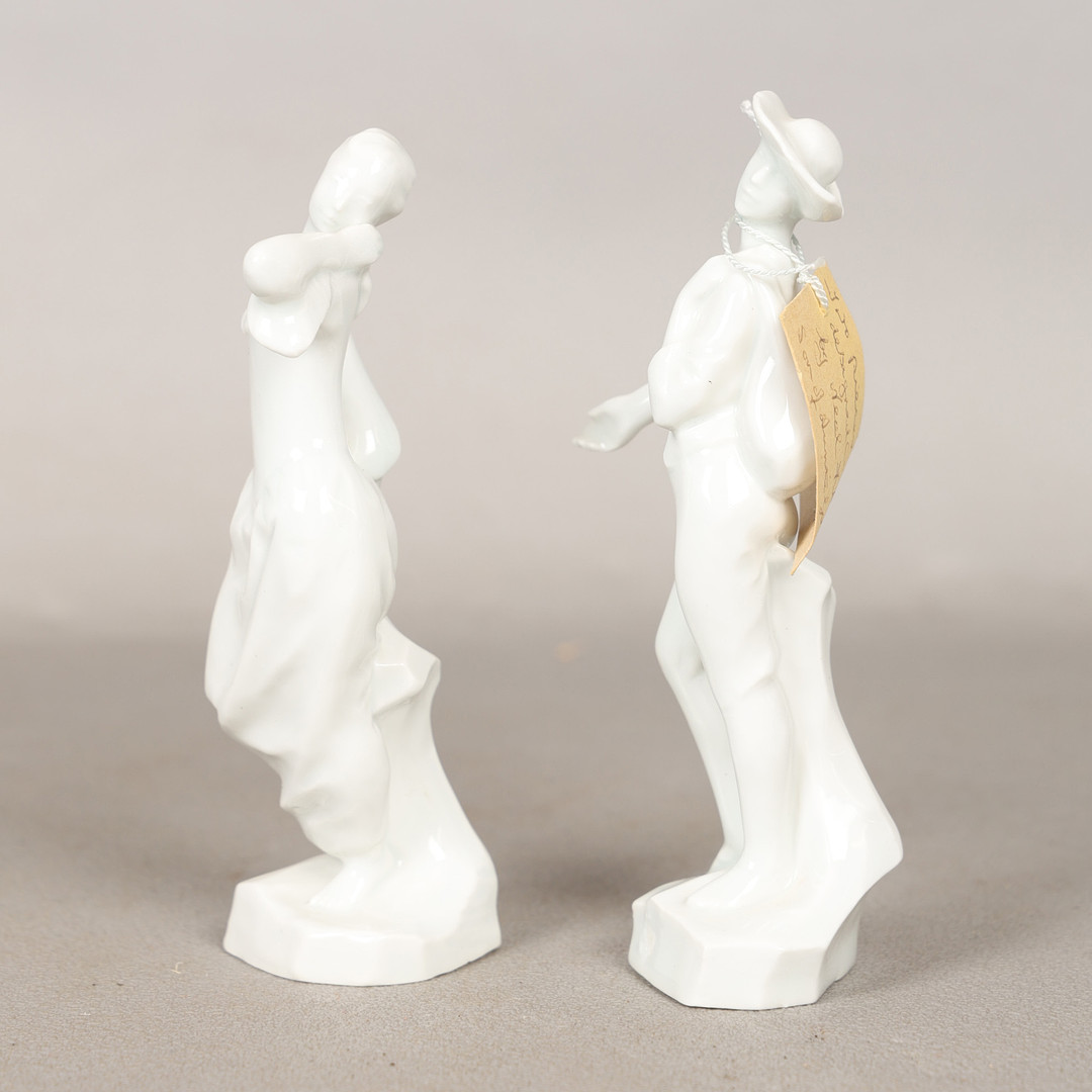 TWO ROYAL WORCESTER FIGURINES FROM THE GLYNBOURNE SERIES MODELLED BY NEAL FRENCH (2).
