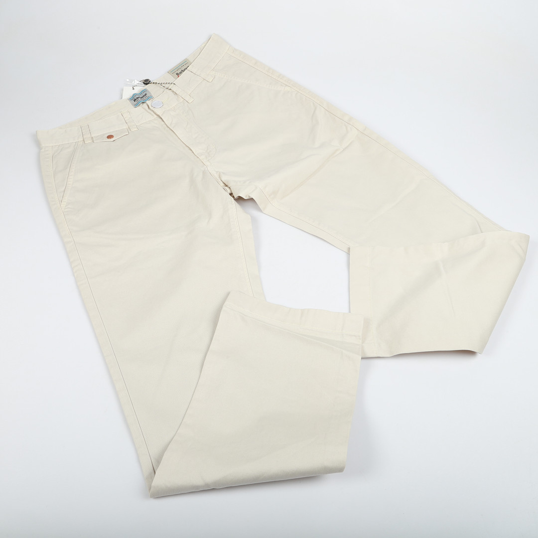 HERRBYXOR, "Neuston Twill, Light Stone", Barbour, England.