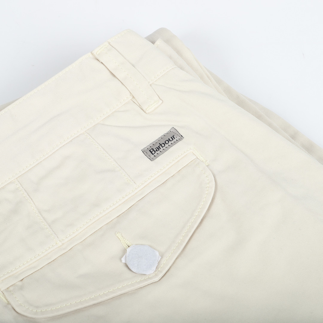 HERRBYXOR, "Neuston Twill, Light Stone", Barbour, England.