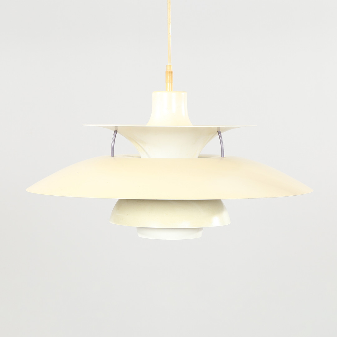 POUL HENNINGSEN. Louis Poulsen. PH5 pendel, hvid.