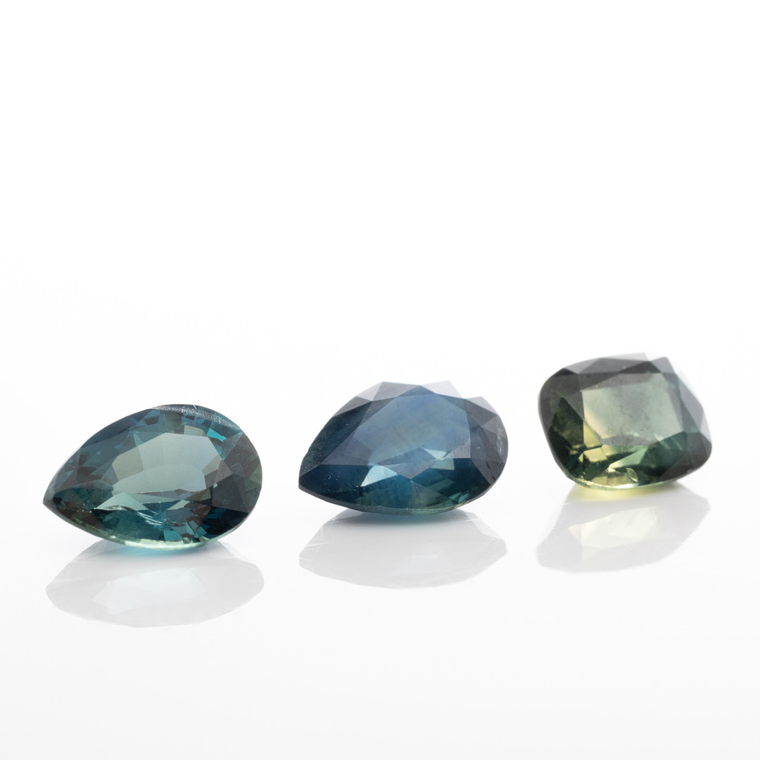 SAFIRER, 3 st, 2,98 ct.