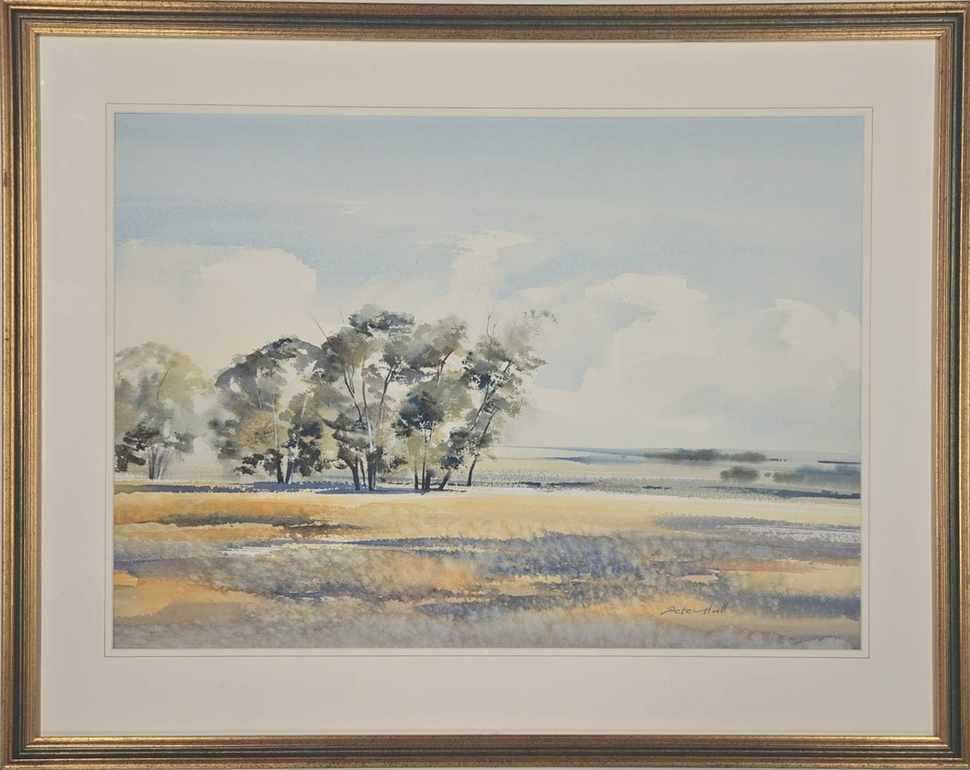 PETER HALL WATERCOLOUR.