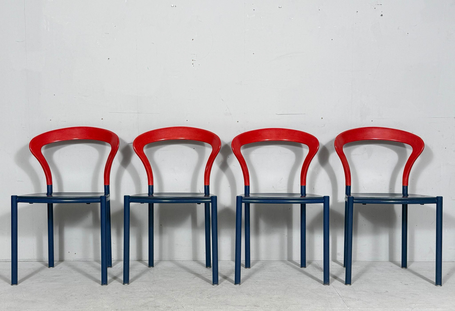 HARTMUT LOHMEYER. für Kusch+Co, 4er Set Stühle/Lotus Stühle, Deutschland, 1980er Jahre.