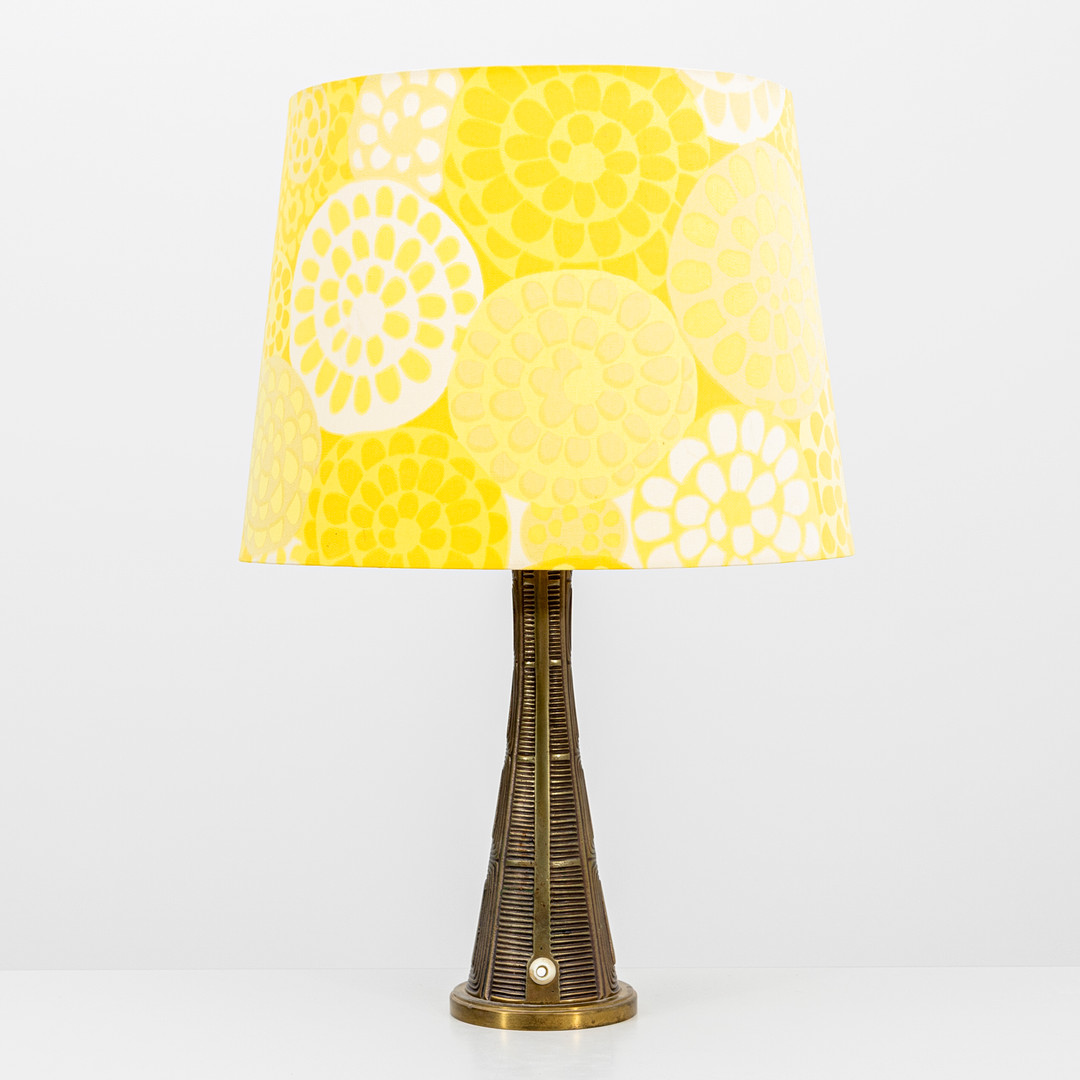 SONJA KATZIN (1919-2014). Bordslampa, mässing, modell 1140 för ASEA, 1960/70-tal.