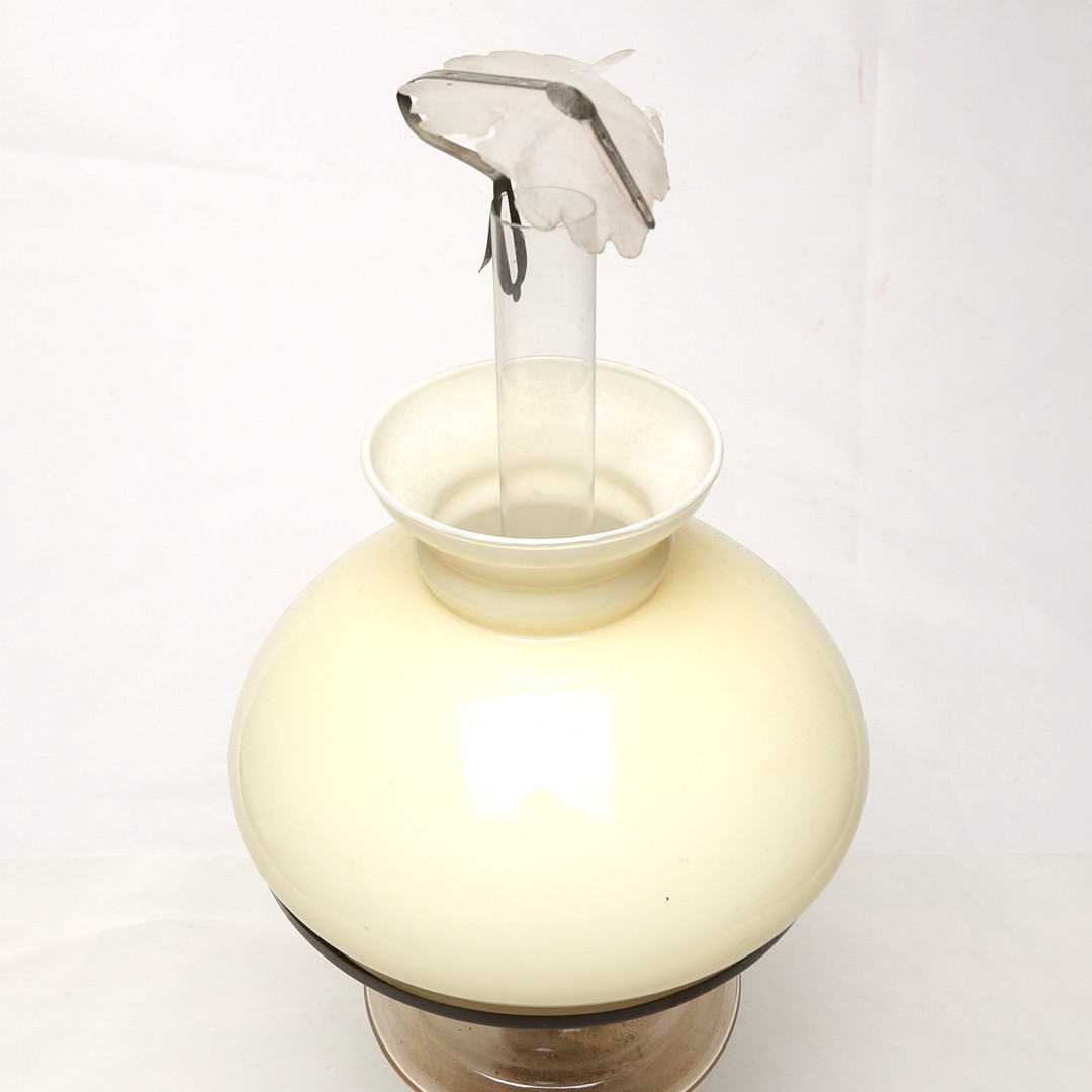 BORDSFOTOGENLAMPA, metall/glas, i delar.