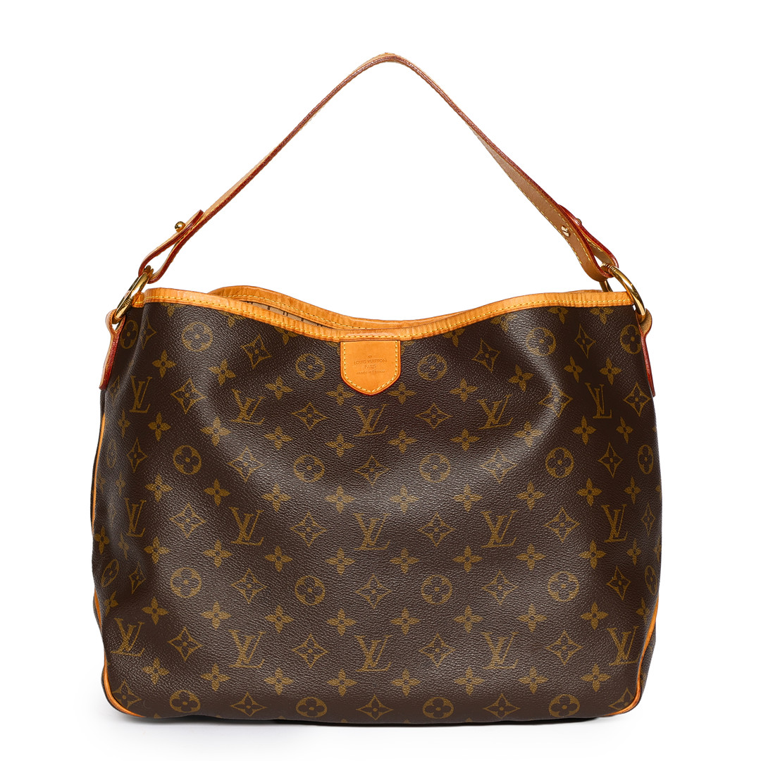 LOUIS VUITTON. Skuldertaske, model Delightful PM, af monogram canvas og læder. Frankrig.