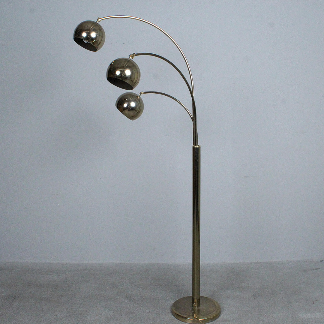 Stehlampe aus Messing, Deutschland, 1970er.