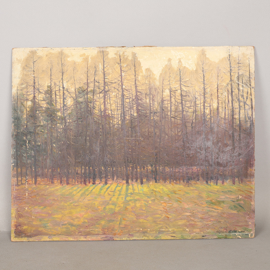 ALFRED RICHARD BLUNDELL (1883-1968), FOREST LANDSCAPE.