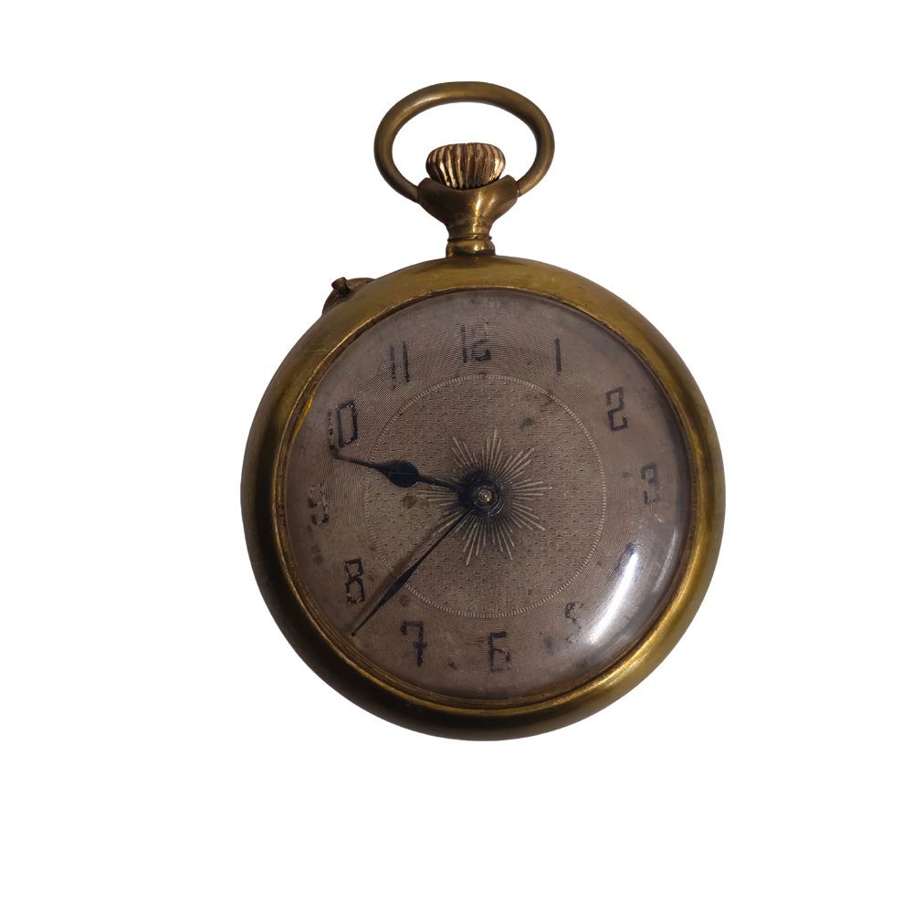 Reloj de bolsillo en latón.