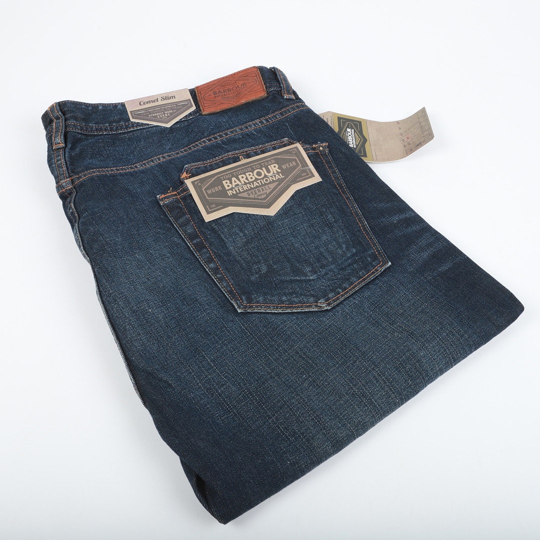 HERRJEANS, "Comet Slim", Barbour, England.