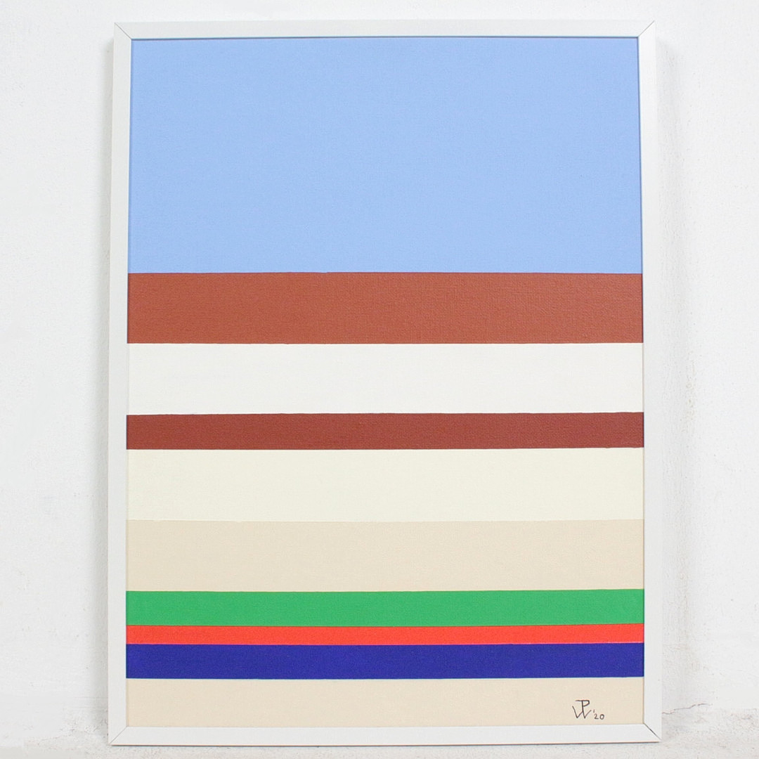 JAN PHILLIP WOLTERS. 'Florenz', 2020, Acryl auf Leinwand, signiert.
