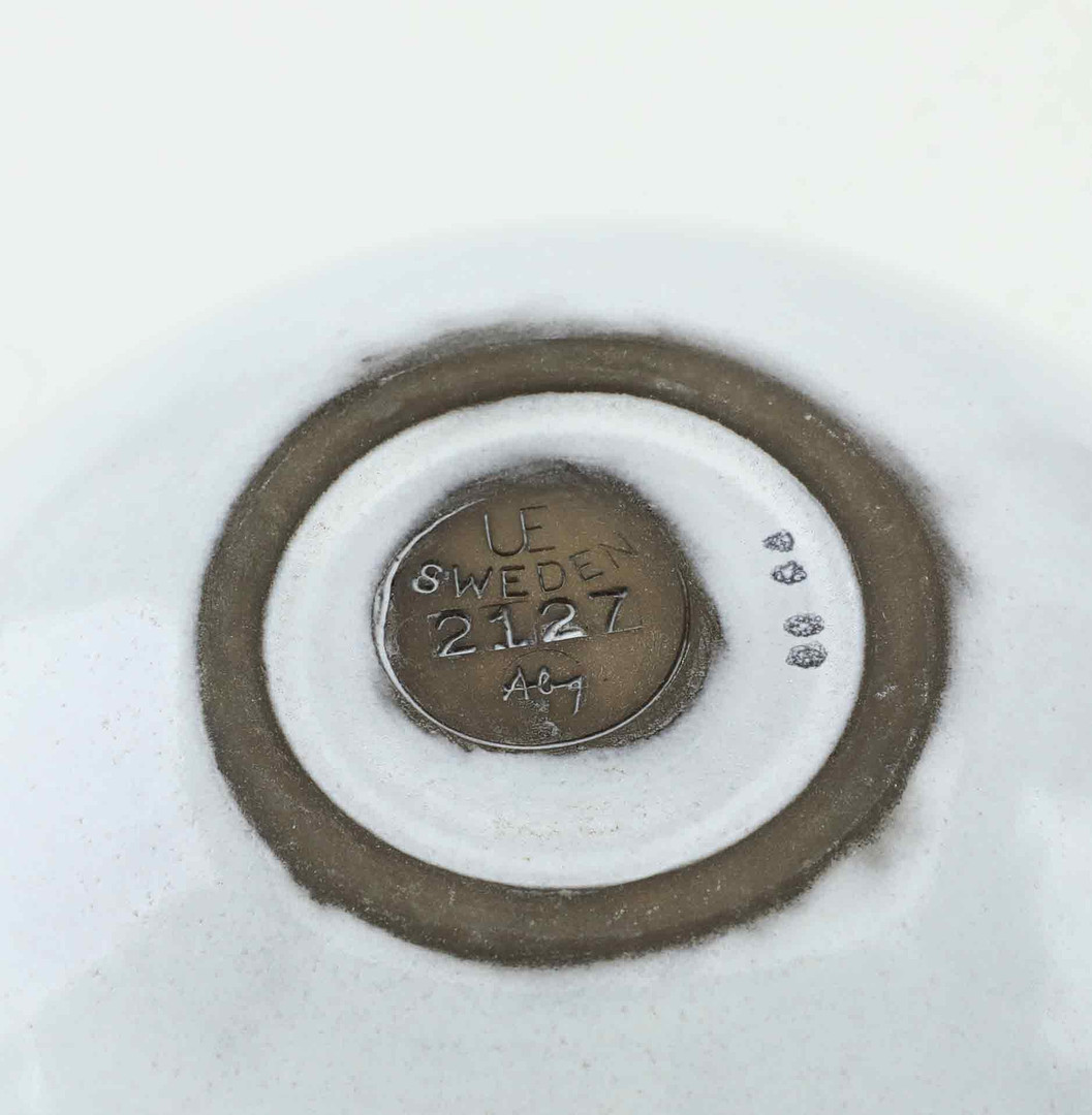 INGRID ATTERBERG. Skålar, 2 st, "Negro" monogramsignerade, Upsala Ekeby, 1900-talets mitt.