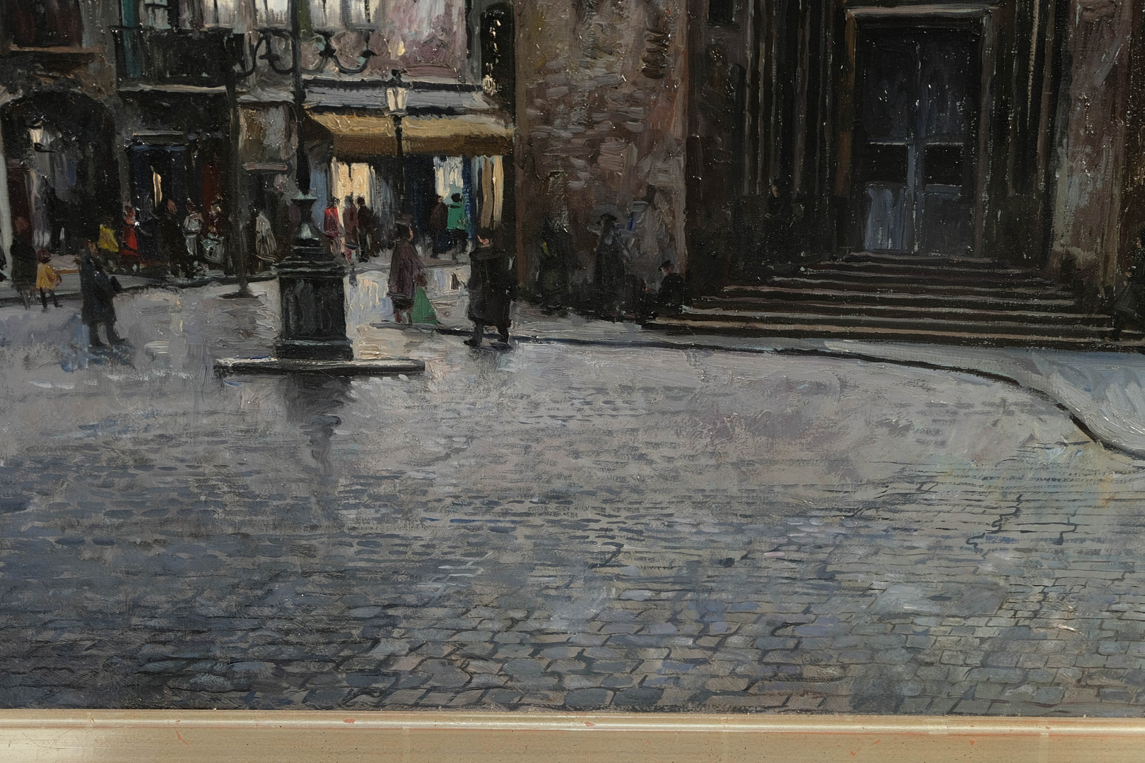 RAMON DE CAPMANY. Basílica de Santa María del Mar Barcelona. Óleo sobre lienzo.