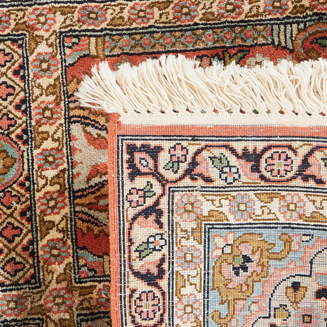MATTA, silke, Kashmir, Indien, ca 93 x 59 cm.