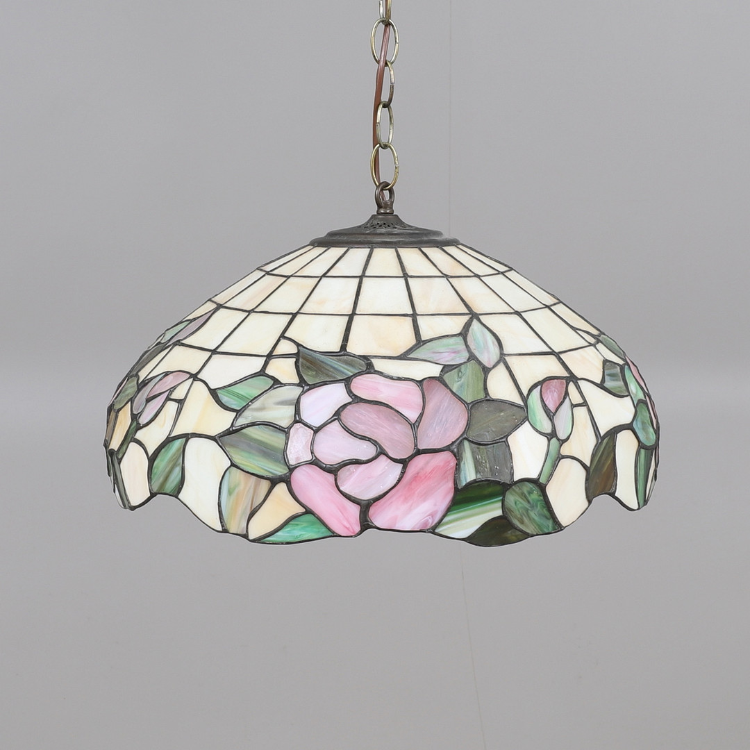 TAKLAMPA, tiffanystil, 1900-tal.