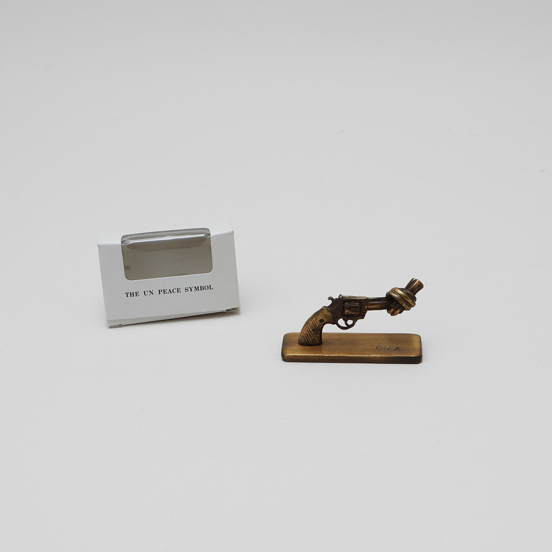 CARL FREDRIK REUTERSWÄRD. Miniatyr, "Non-Violence".