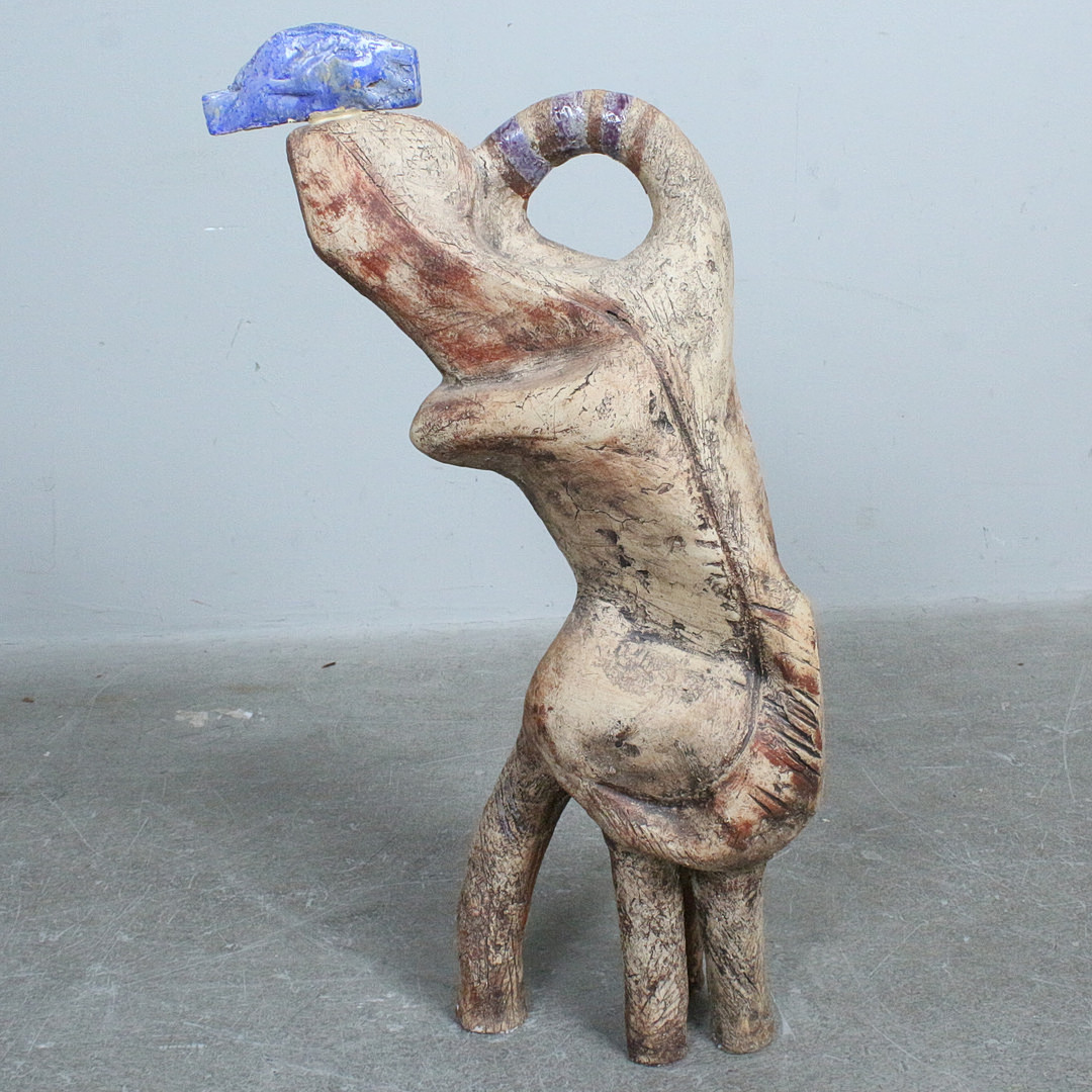 DOROTHEA NERLICH (GEB. 1950). (BK), Skulpturale Keramikfigur "Die Liebenden".
