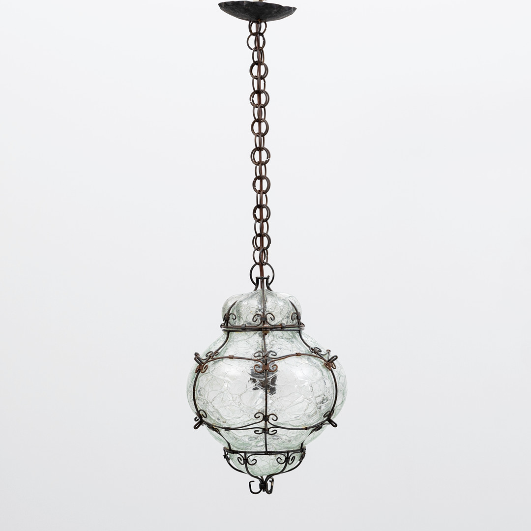 TAKLYKTA, glas och metall, 1900-tal.