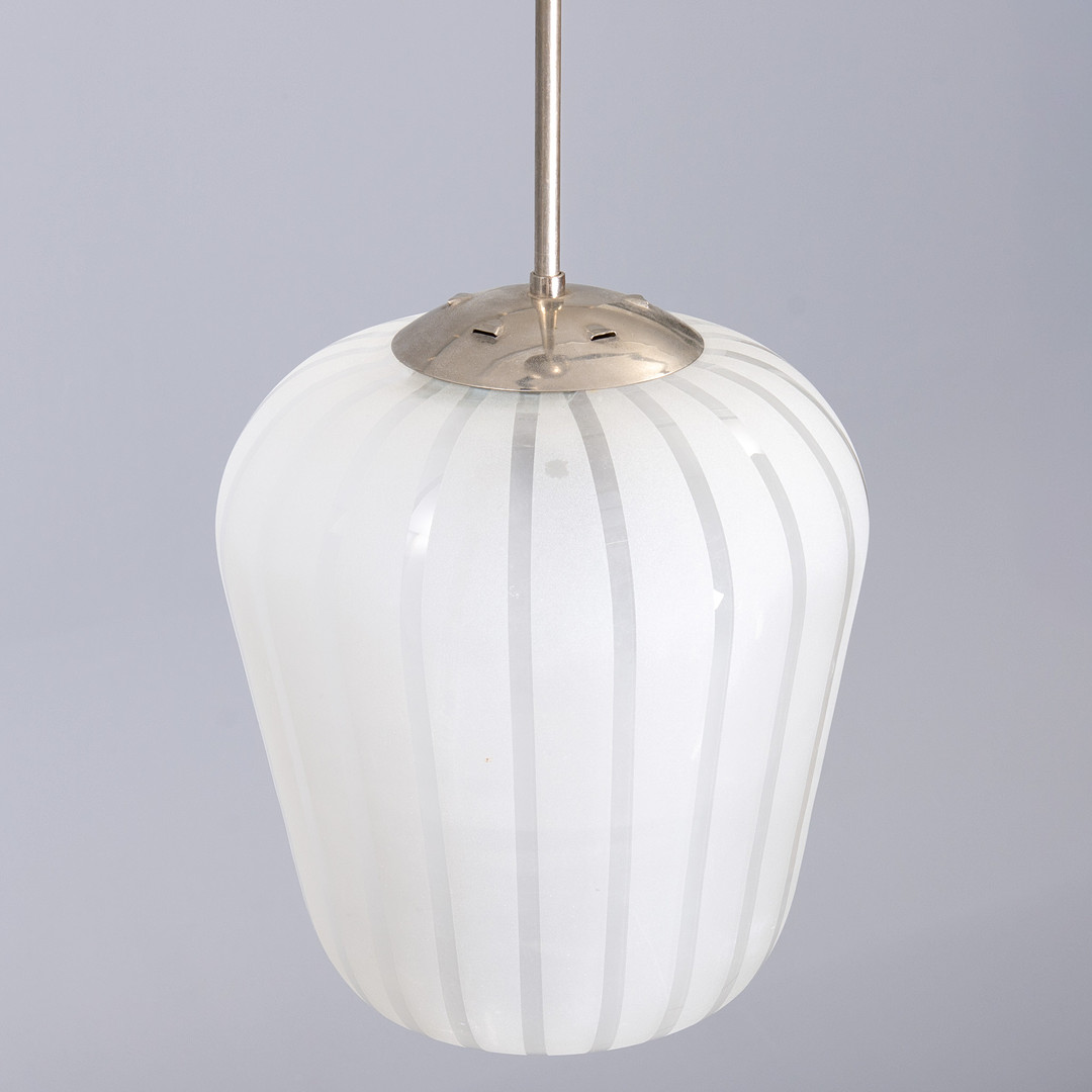 Swedish grace glas loftslampe, Sverige, midten af 1900-tallet.