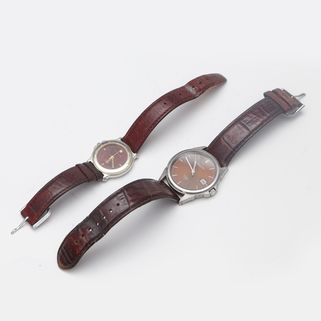 ARMBANDSUR, 2 st, Facit och Casio.