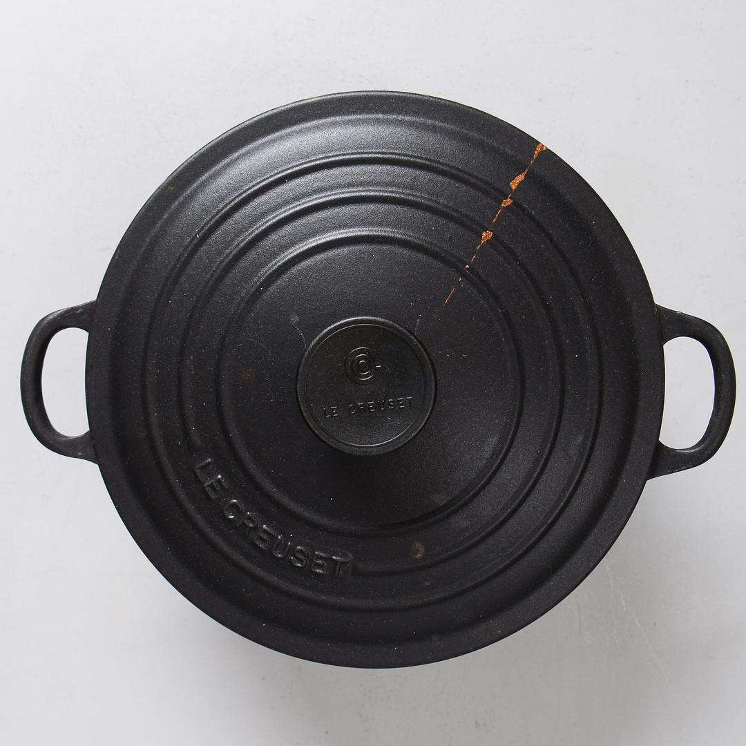 LE CREUSET, gjutjärnsgryta, modell 24.