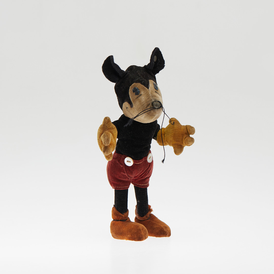 STEIFF, Stofftier / Sammlerartikel, Modell 'Micky Maus', Samtstoff, 1931-36, Deutschland.