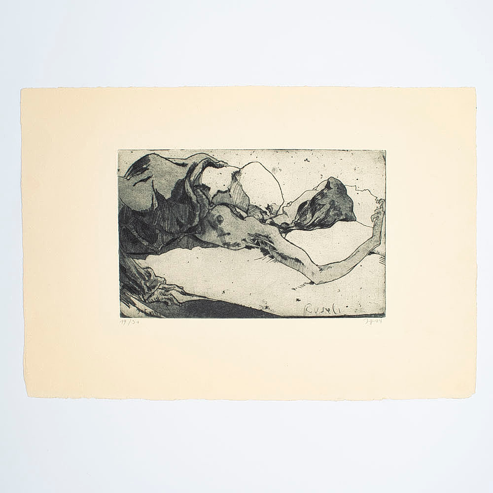 HORST JANSSEN. THE ALP VARIATIONS ON HEINRICH FÜSSLI, 1973, RADIERUNG, 19/30.
