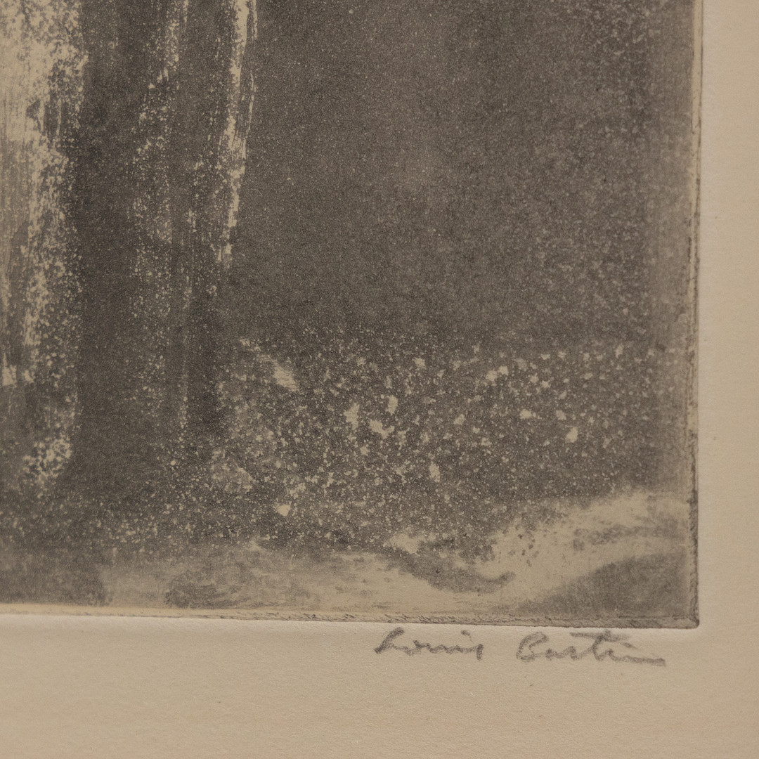 LOUIS BASTIN. Paret, etsning nr 49/150, signerad.