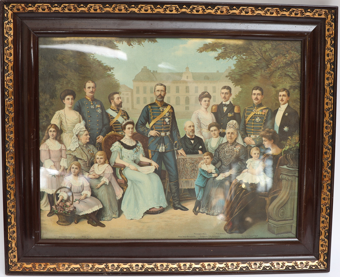 TAVLA, tryck Konung Gustav V.