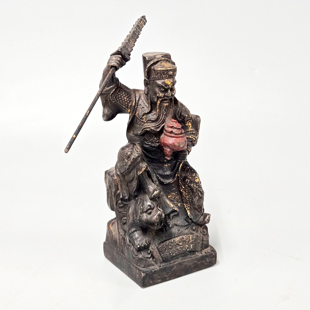 CHINESE BRONZE OF ZHAO GONGMING.