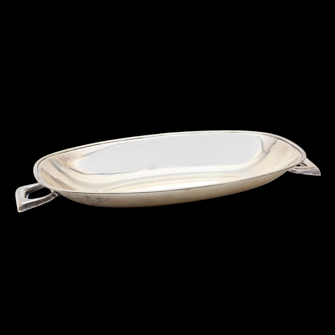 Silver centrepiece, circa 1960.
