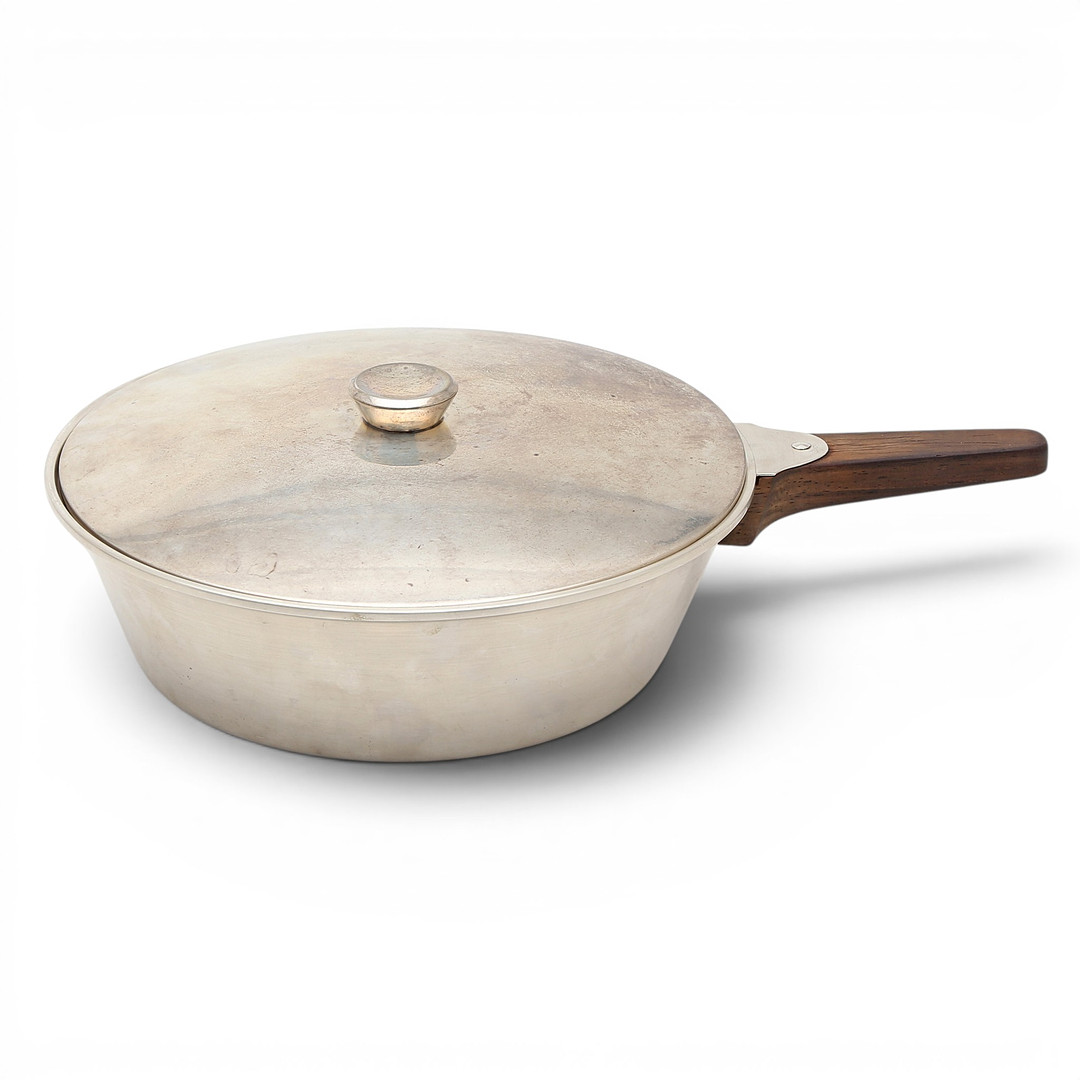 Silver pot, mid 20th Century.