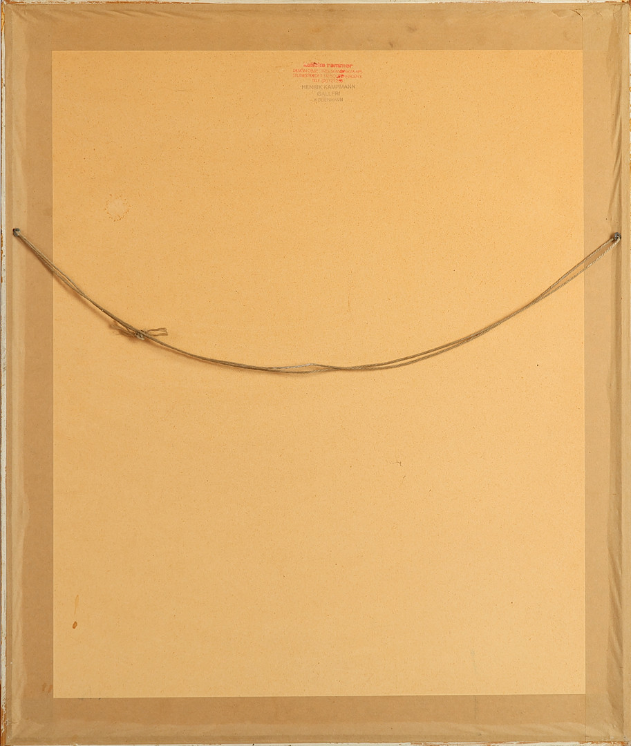 WILLIAM SKOTTE OLSEN (1945-2005). Komposition med ansigt, mixed media på plade, signeret og dateret 1978.