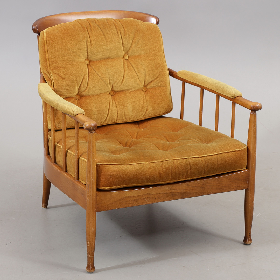 KERSTIN HÖRLIN-HOLMQUIST. Fåtölj, "Skrindan", OPE Möbler, 1960-tal.