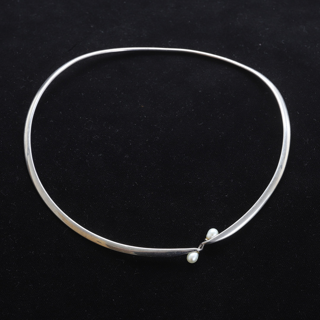 VIVIANNA TORUN BÜLOW-HÜBE. Collier, sterlingsilver, För Georg Jensen Danmark.
