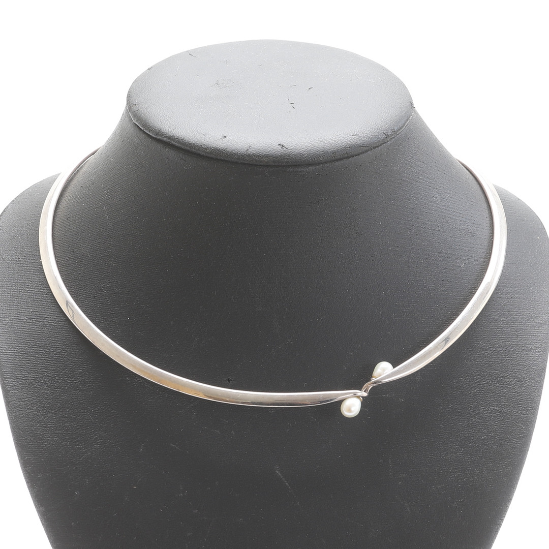 VIVIANNA TORUN BÜLOW-HÜBE. Collier, sterlingsilver, För Georg Jensen Danmark.