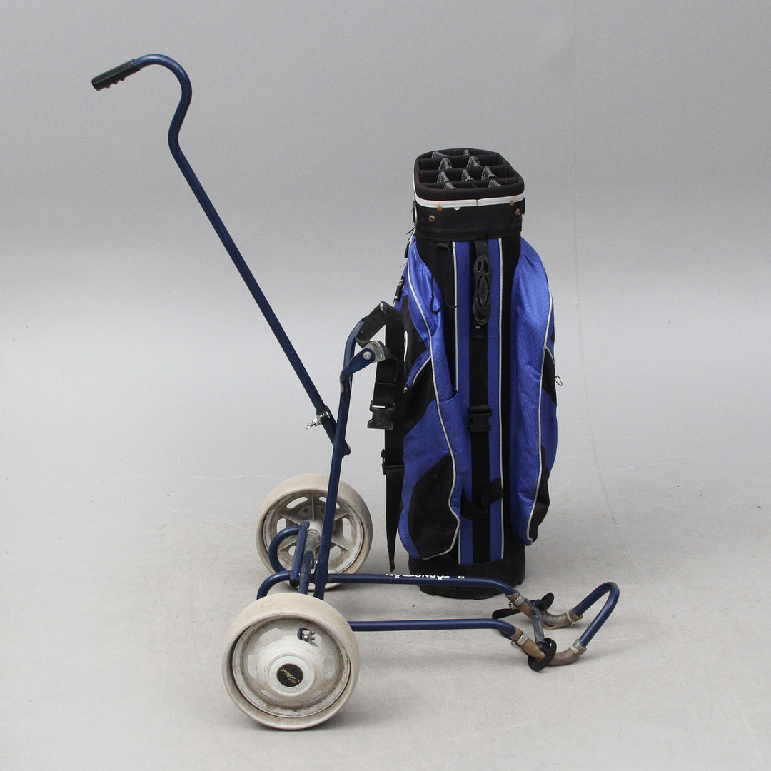 GOLFBAG, med VAGN.